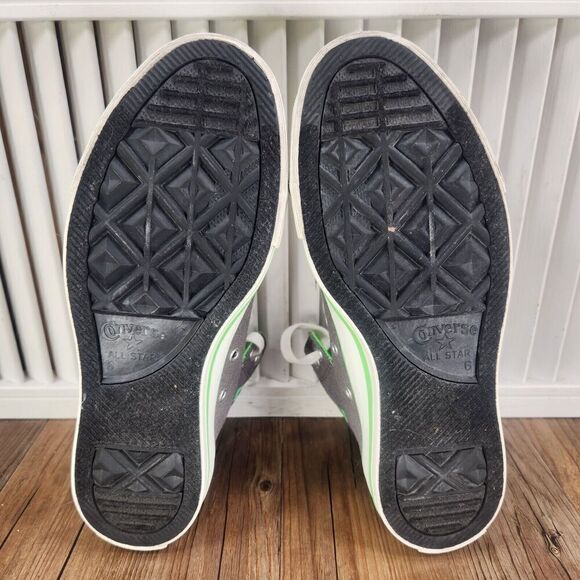 Womens 8 Converse Chuck Taylor All Star Gray Hi Fold Over Sneakers Shoes 535580F - Picture 7 of 10